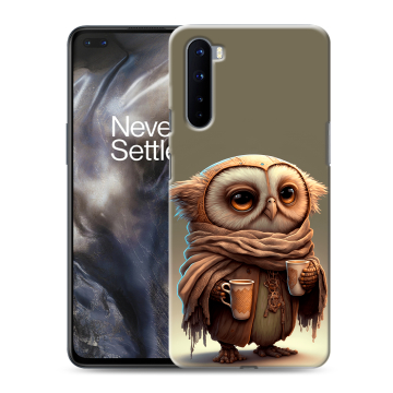 Силиконовый чехол на OnePlus Nord с принтом Сова Силиконовый чехол на OnePlus Nord с принтом Сова