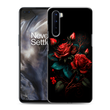 Силиконовый чехол на OnePlus Nord с принтом Розы красные Силиконовый чехол на OnePlus Nord с принтом Розы красные
