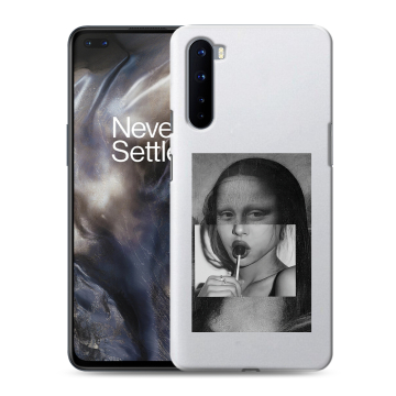 Силиконовый чехол на OnePlus Nord с принтом Мона Лиза Силиконовый чехол на OnePlus Nord с принтом Мона Лиза