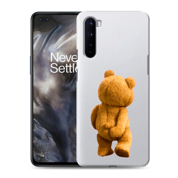 Силиконовый чехол на OnePlus Nord с принтом Медведь Силиконовый чехол на OnePlus Nord с принтом Медведь
