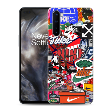 Силиконовый чехол на OnePlus Nord с принтом Найк Nike яркий Силиконовый чехол на OnePlus Nord с принтом Найк Nike яркий