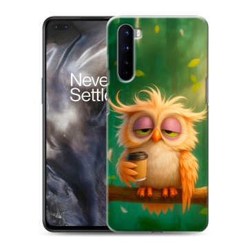 Силиконовый чехол на OnePlus Nord с принтом сова Силиконовый чехол на OnePlus Nord с принтом сова