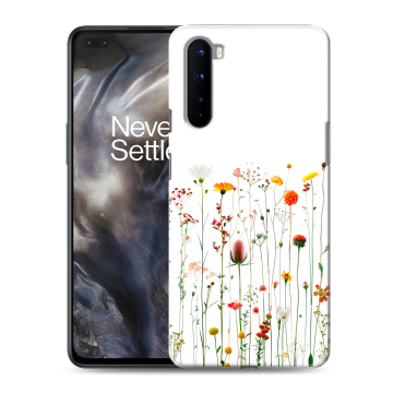 Силиконовый чехол на OnePlus Nord с принтом цветы Силиконовый чехол на OnePlus Nord с принтом цветы