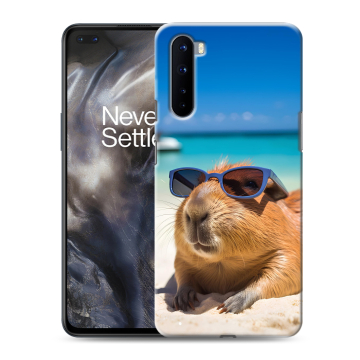 Силиконовый чехол на OnePlus Nord с принтом Капибара Силиконовый чехол на OnePlus Nord с принтом Капибара