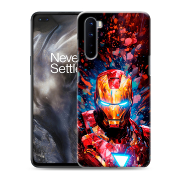 Силиконовый чехол на OnePlus Nord с принтом Железный человек Ironman Силиконовый чехол на OnePlus Nord с принтом Железный человек Ironman
