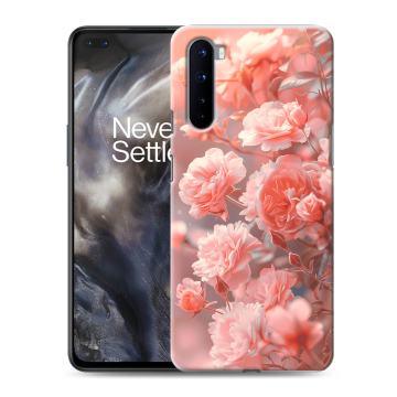 Силиконовый чехол на OnePlus Nord с принтом Розы цветы Силиконовый чехол на OnePlus Nord с принтом Розы цветы