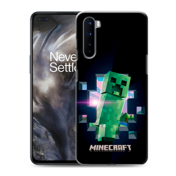Силиконовый чехол на OnePlus Nord с принтом Майнкрафт Minecraft Силиконовый чехол на OnePlus Nord с принтом Майнкрафт Minecraft