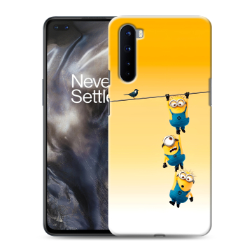 Силиконовый чехол на OnePlus Nord с принтом Миньоны Силиконовый чехол на OnePlus Nord с принтом Миньоны