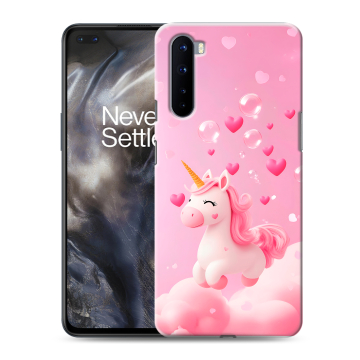 Силиконовый чехол на OnePlus Nord с принтом Единорог Силиконовый чехол на OnePlus Nord с принтом Единорог