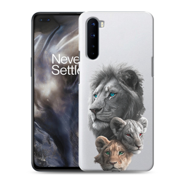 Силиконовый чехол на OnePlus Nord с принтом Львы Силиконовый чехол на OnePlus Nord с принтом Львы