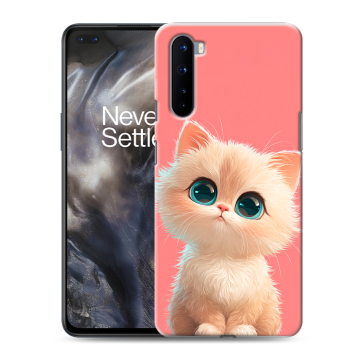 Силиконовый чехол на OnePlus Nord с принтом Розовый котенок Силиконовый чехол на OnePlus Nord с принтом Розовый котенок