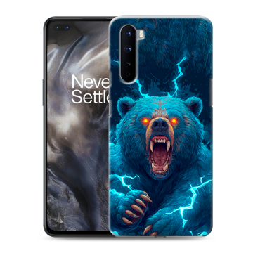 Силиконовый чехол на OnePlus Nord с принтом Медведь Силиконовый чехол на OnePlus Nord с принтом Медведь