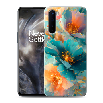 Силиконовый чехол на OnePlus Nord с принтом Цветы Силиконовый чехол на OnePlus Nord с принтом Цветы