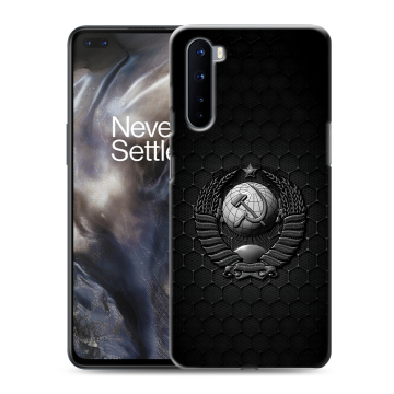 Силиконовый чехол на OnePlus Nord с принтом Герб Флаг СССР Силиконовый чехол на OnePlus Nord с принтом Герб Флаг СССР