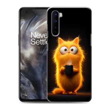 Силиконовый чехол на OnePlus Nord с принтом Смешной кот Силиконовый чехол на OnePlus Nord с принтом Смешной кот