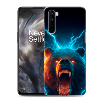 Силиконовый чехол на OnePlus Nord с принтом Медведь Силиконовый чехол на OnePlus Nord с принтом Медведь