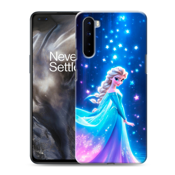Силиконовый чехол на OnePlus Nord с принтом Холодное сердце Frozen Силиконовый чехол на OnePlus Nord с принтом Холодное сердце Frozen