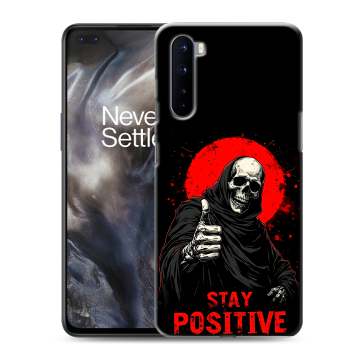 Силиконовый чехол на OnePlus Nord с принтом смешной скелет Силиконовый чехол на OnePlus Nord с принтом смешной скелет