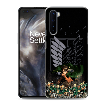 Силиконовый чехол на OnePlus Nord с принтом Атака титанов Силиконовый чехол на OnePlus Nord с принтом Атака титанов