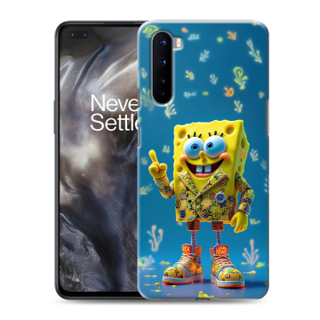 Силиконовый чехол на OnePlus Nord с принтом Спанч боб Спанчбоб Силиконовый чехол на OnePlus Nord с принтом Спанч боб Спанчбоб