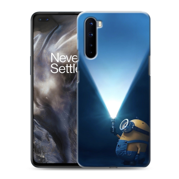 Силиконовый чехол на OnePlus Nord с принтом Миньоны Силиконовый чехол на OnePlus Nord с принтом Миньоны