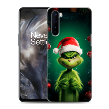 Силиконовый чехол на OnePlus Nord с принтом Гринч Новый год Рождество Силиконовый чехол на OnePlus Nord с принтом Гринч Новый год Рождество