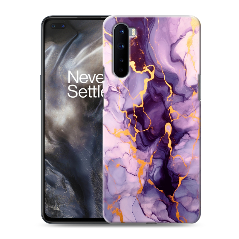 Силиконовый противоударный чехол на OnePlus Nord с принтом Мрамор Силиконовый противоударный чехол на OnePlus Nord с принтом Мрамор
