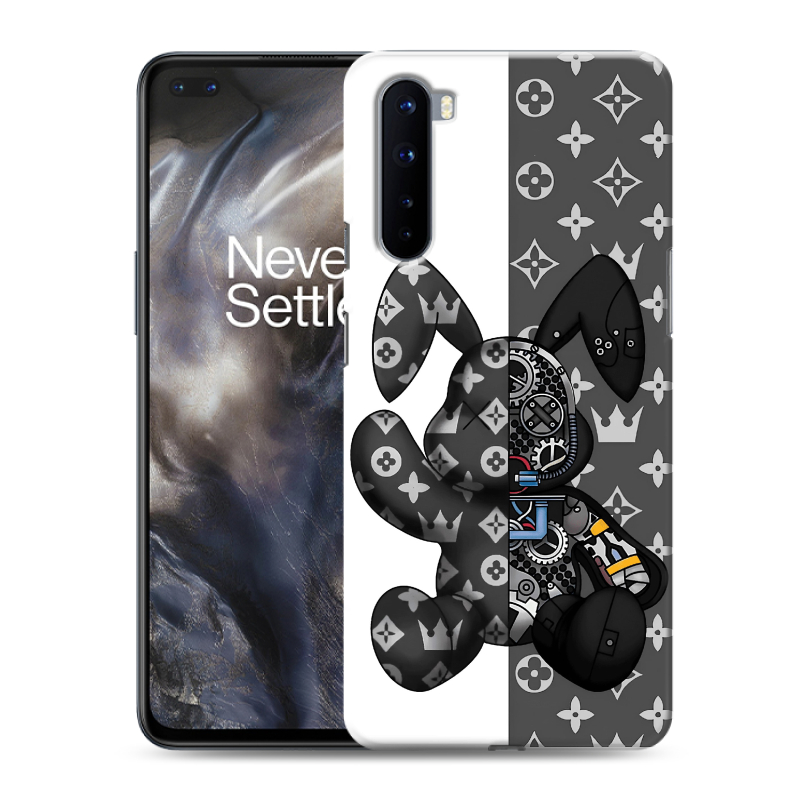 Силиконовый чехол на OnePlus Nord с принтом Луи робот Силиконовый чехол на OnePlus Nord с принтом Луи робот