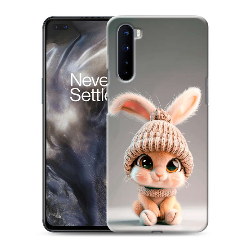 Силиконовый чехол на OnePlus Nord с принтом Кролик Силиконовый чехол на OnePlus Nord с принтом Кролик