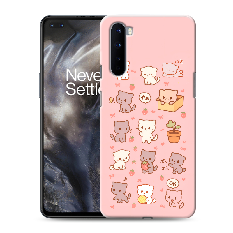 Силиконовый противоударный чехол на OnePlus Nord с принтом Hello Kitty Хелоу Кити Силиконовый противоударный чехол на OnePlus Nord с принтом Hello Kitty Хелоу Кити