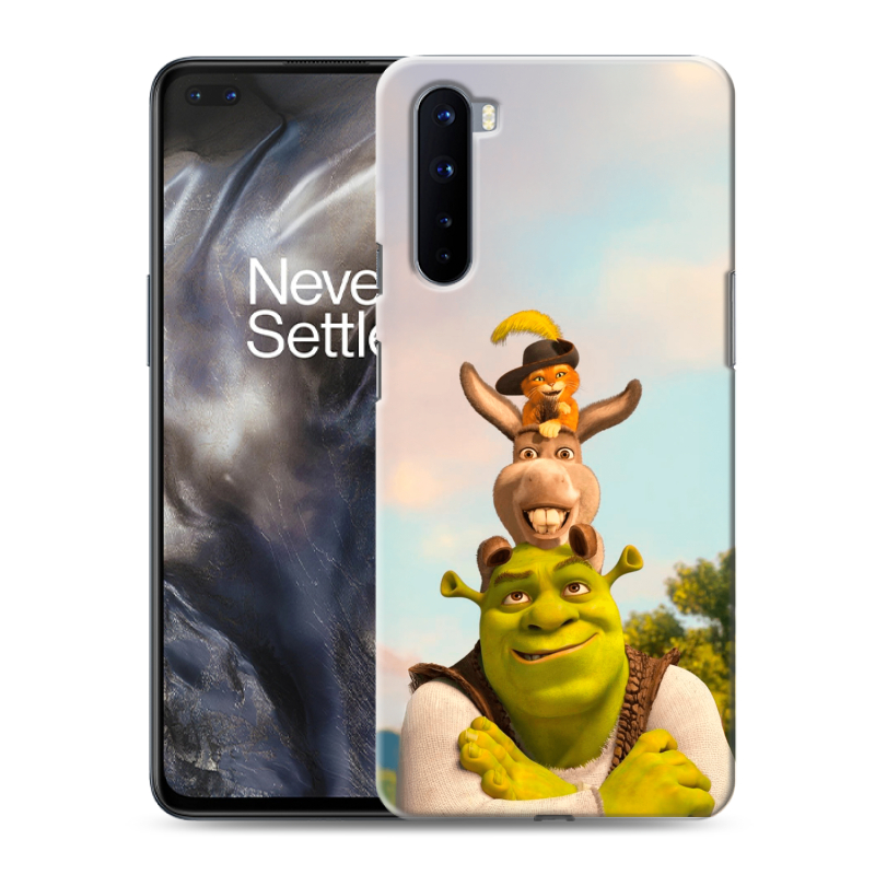 Силиконовый чехол на OnePlus Nord с принтом Шрек Shrek Силиконовый чехол на OnePlus Nord с принтом Шрек Shrek