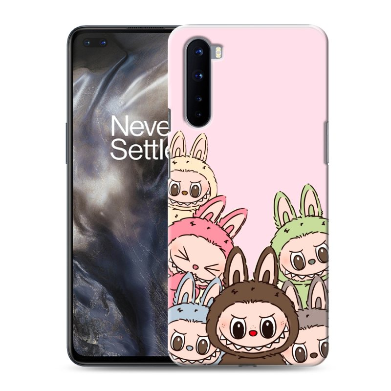 Силиконовый чехол на OnePlus Nord с принтом Лабубу Силиконовый чехол на OnePlus Nord с принтом Лабубу