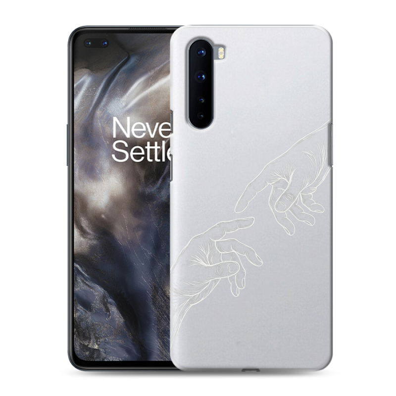 Силиконовый чехол на OnePlus Nord с принтом Сотворение мира Силиконовый чехол на OnePlus Nord с принтом Сотворение мира