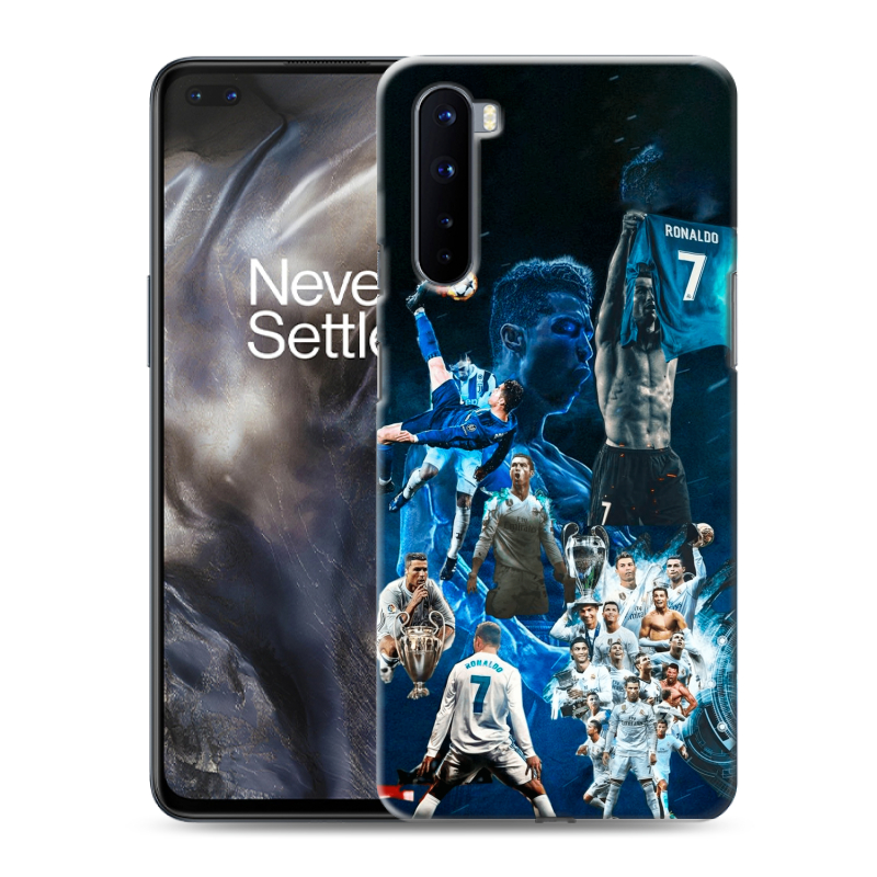 Силиконовый чехол на OnePlus Nord с принтом Реал Роналдо Силиконовый чехол на OnePlus Nord с принтом Реал Роналдо