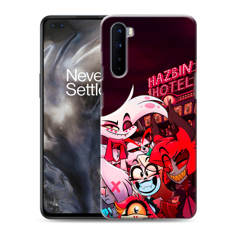 Силиконовый противоударный чехол на OnePlus Nord с принтом Hazbin Hotel Отель Хазбин Силиконовый противоударный чехол на OnePlus Nord с принтом Hazbin Hotel Отель Хазбин