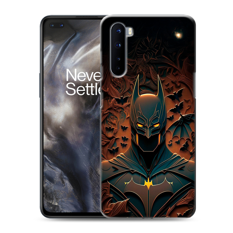 Пластиковый чехол на OnePlus Nord с принтом Batman Бэтмен Пластиковый чехол на OnePlus Nord с принтом Batman Бэтмен