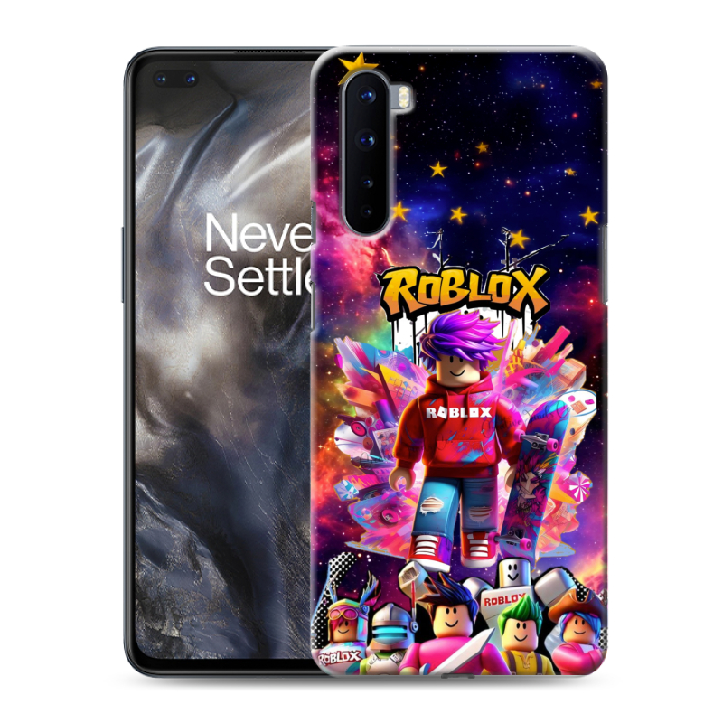 Силиконовый чехол на OnePlus Nord с принтом Roblox Роблокс Силиконовый чехол на OnePlus Nord с принтом Roblox Роблокс
