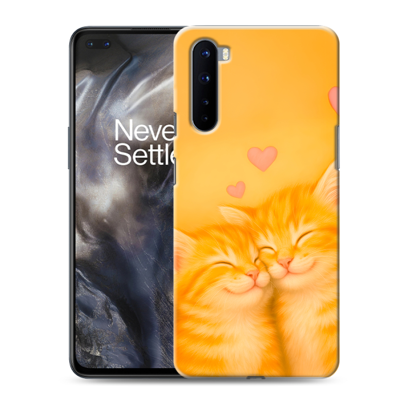 Силиконовый чехол на OnePlus Nord с принтом Милые котята Силиконовый чехол на OnePlus Nord с принтом Милые котята