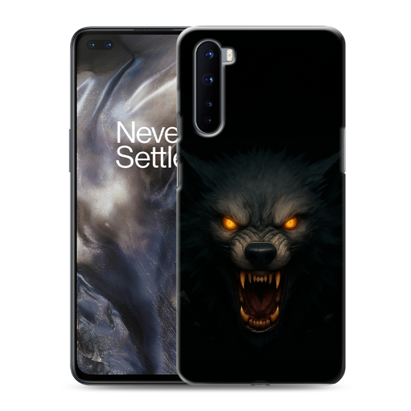 Силиконовый чехол на OnePlus Nord с принтом Волк Силиконовый чехол на OnePlus Nord с принтом Волк