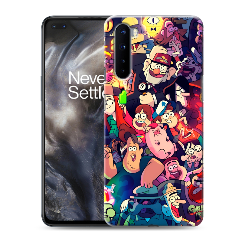 Силиконовый противоударный чехол на OnePlus Nord с принтом Gravity Falls Гравити Фолз Силиконовый противоударный чехол на OnePlus Nord с принтом Gravity Falls Гравити Фолз