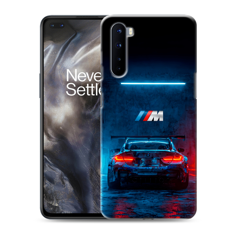 Пластиковый чехол на OnePlus Nord с принтом BMW БМВ Пластиковый чехол на OnePlus Nord с принтом BMW БМВ