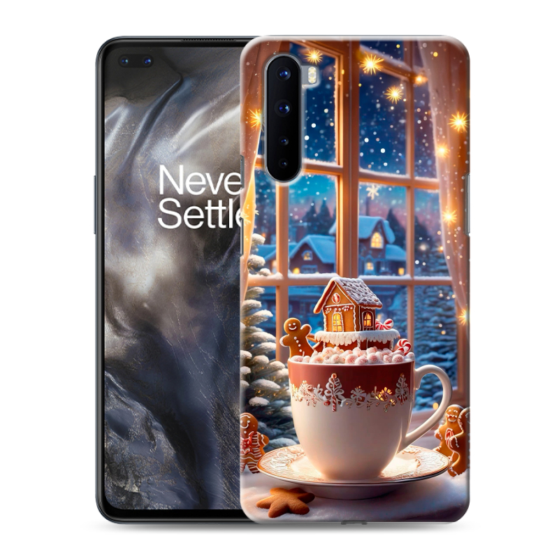 Силиконовый чехол на OnePlus Nord с принтом Новый год Силиконовый чехол на OnePlus Nord с принтом Новый год