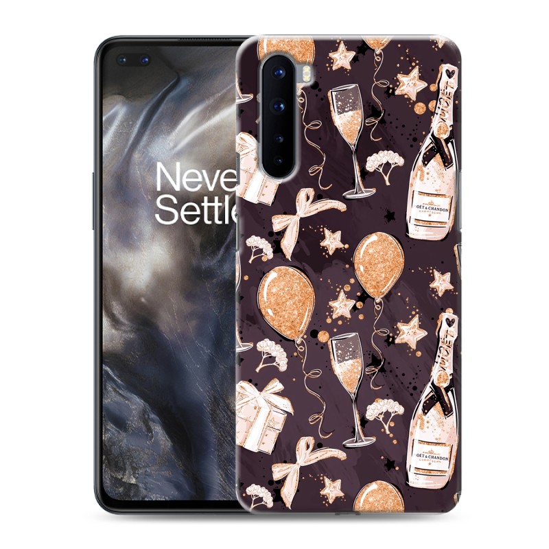 Пластиковый чехол на OnePlus Nord с принтом Новый год Пластиковый чехол на OnePlus Nord с принтом Новый год