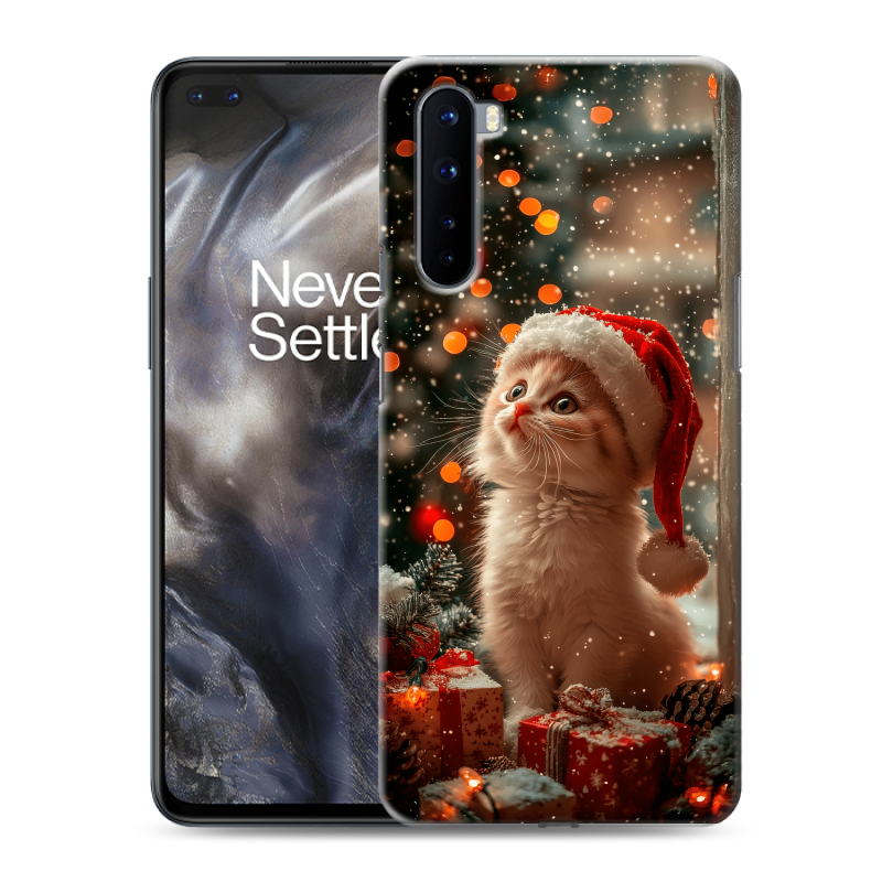 Силиконовый чехол на OnePlus Nord с принтом Новый год Силиконовый чехол на OnePlus Nord с принтом Новый год
