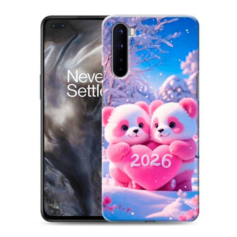 Силиконовый чехол на OnePlus Nord с принтом Новый год Силиконовый чехол на OnePlus Nord с принтом Новый год