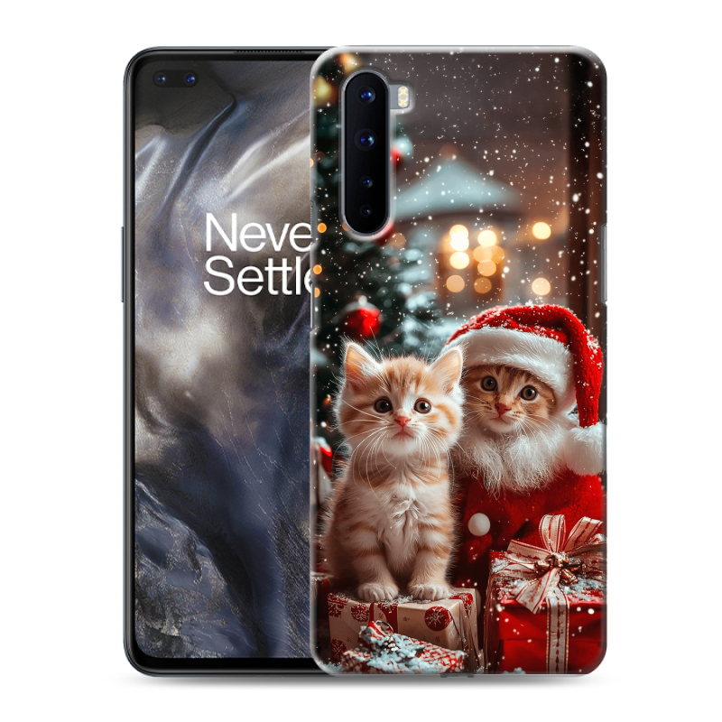 Силиконовый чехол на OnePlus Nord с принтом Новый год Силиконовый чехол на OnePlus Nord с принтом Новый год