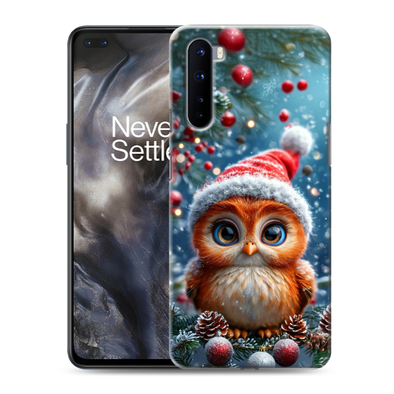 Пластиковый чехол на OnePlus Nord с принтом Новый год Пластиковый чехол на OnePlus Nord с принтом Новый год