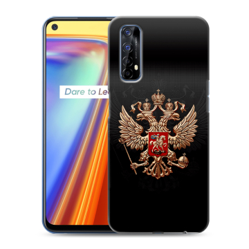 Силиконовый чехол на Realme 7 с принтом Герб России Силиконовый чехол на Realme 7 с принтом Герб России