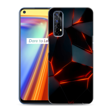 Силиконовый чехол на Realme 7 с принтом Яркие абстракции Силиконовый чехол на Realme 7 с принтом Яркие абстракции