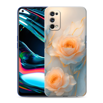 Силиконовый противоударный чехол на Realme 7 Pro с принтом Женский Силиконовый противоударный чехол на Realme 7 Pro с принтом Женский